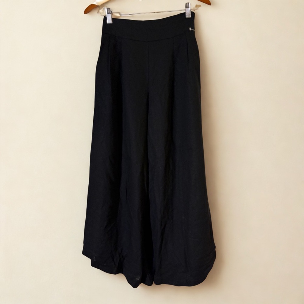 NWOT Avec Les Filles Black Palazzo Pants